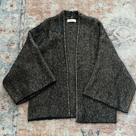 Iridescent Sleeping on Snow Open Front Cardigan - Picture 1 of 5